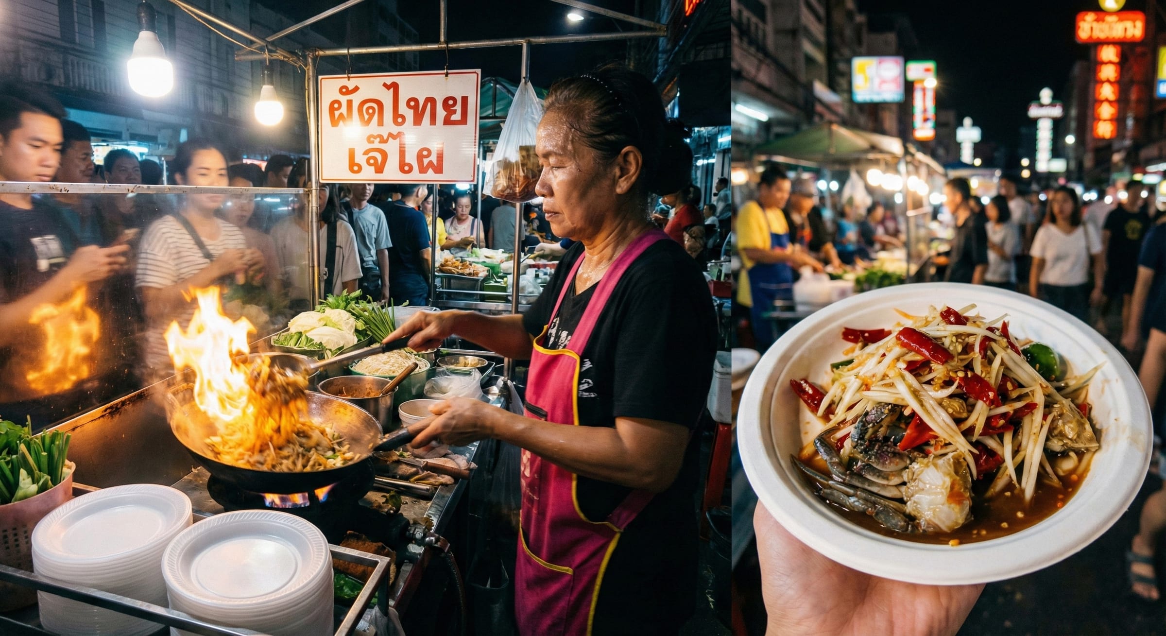 20 Thai Phrases for Ordering Street Food